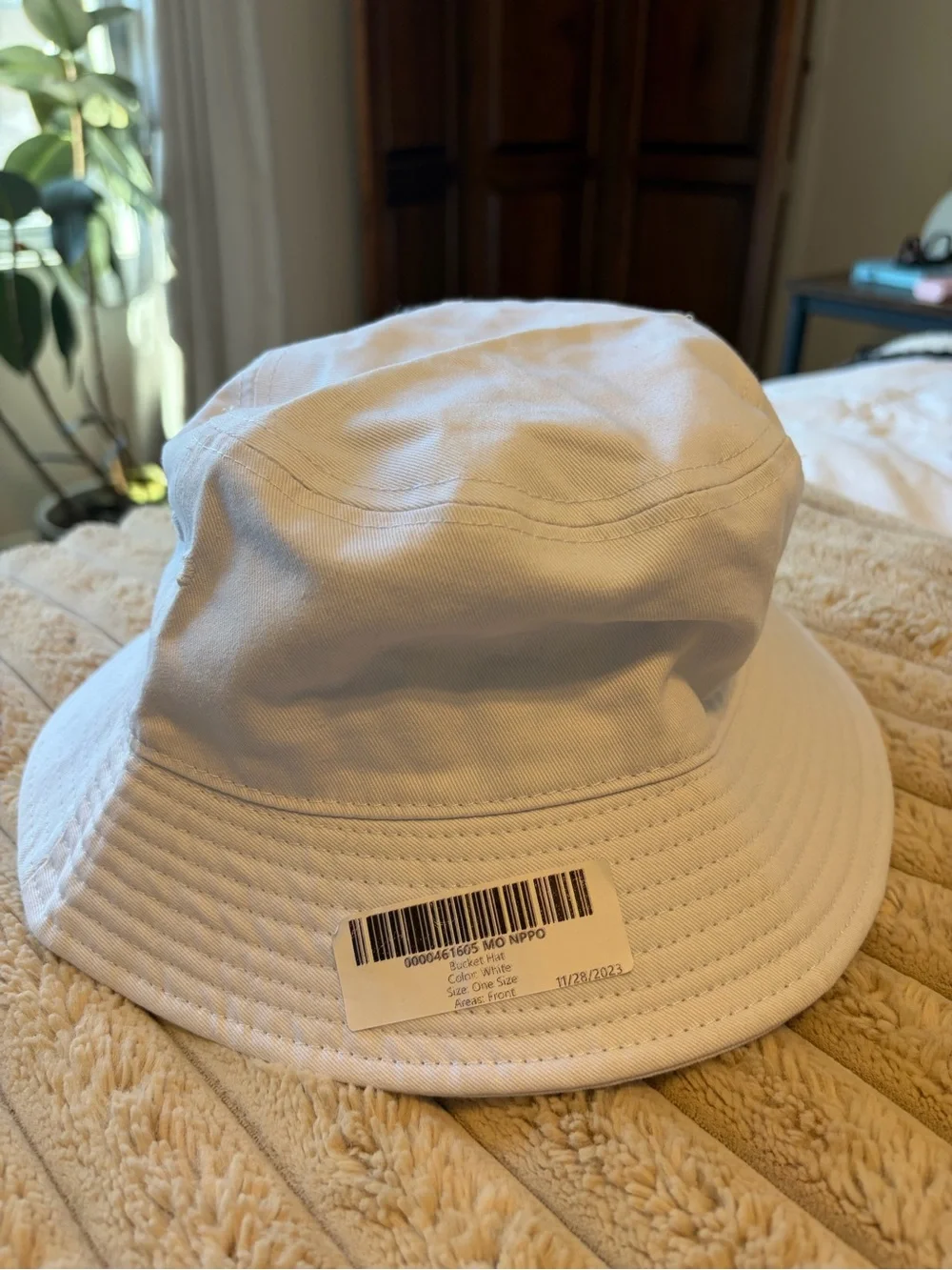 White Bucket Hat